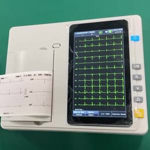 Appareil ECG portable MK ECG601, 6 dérivations, batterie intégrée, certifié CE, utilisation hospitalière, utilisation facile, surveillance complète du corps - Product Image 1
