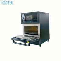 Four rapide intelligent à haute vitesse pour usage commercial |   Four à micro-ondes à convection pour comptoir, avec commande tactile et écran LED, idéal pour la pâtisserie
