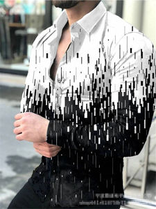 <span class=keywords><strong>Camicie</strong></span> Personalizzate di Tendenza da <span class=keywords><strong>Uomo</strong></span> a Manica Lunga Stampate Abbigliamento Casual ed Elegante <span class=keywords><strong>per</strong></span> <span class=keywords><strong>Uomo</strong></span> - Product Image 3