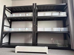 Fábrica China Buen estante de almacenamiento Estante de trabajo ligero de metal Estantes flotantes Soportes para almacén - Product Image 3