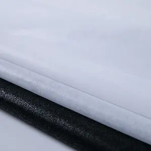 جاوكسين 1025HF الكيميائية السندات محبوكة قماش للملابس الصمامات التواصل بطانات و بطانات 100% البوليستر 150 سنتيمتر عرض