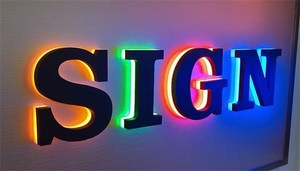 Segnaletica per negozio in acrilico 3d con lettere di canale a Led personalizzate - Product Image 6