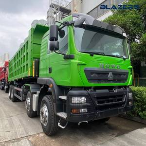 Camion benne HOWO TX 8X4 400HP Euro2 LHD pour le transport de marchandises en vrac en <span class=keywords><strong>interzone</strong></span> de frontière Namibie - Product Image 5