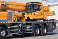 Grue de chantier hydraulique XCT35 de 35 tonnes avec flèche longue portée et capacité de levage supérieure pour les projets de construction lourde