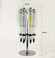 BANMO Distributeur de parfum 6 bouteilles de conception nouvelle, machine de remplissage manuelle rotative pour flacons de 200 ml, parfum, vernis à ongles, eau de Cologne