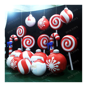 Giáng sinh trang trí Inflatable treo kẹo mía lớn Lollipop PVC giáng sinh trang trí nội thất bóng bay Inflatable <span class=keywords><strong>Bouncer</strong></span> - Product Image 2