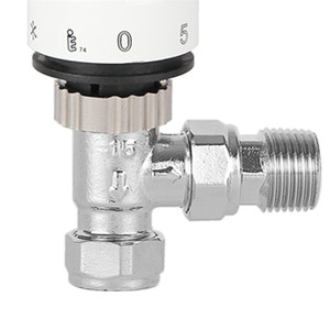 Avonflow riscaldamento centralizzato ABS cromo bianco OEM produttore pannello radiatore TRV valvola termostatica del radiatore - Product Image 4