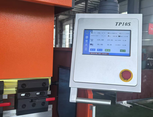 Dobladora hidráulica automática CNC 125T3200, máquina plegadora de control Manual para hoja de acero de aluminio, sistema TP10S de formación plegable - Product Image 4