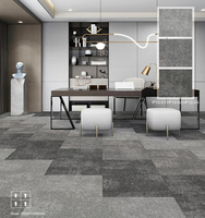 Carrelage de Moquette en Polypropylène Ignifuge Commercial Décoratif 67*67cm Moquette de Salon