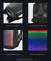 Mochila LED dinámica con pantalla 3D, colorida, promoción