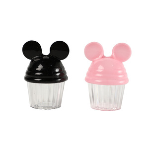 Boîte à bonbons en plastique PS ronde et créative avec avatar <span class=keywords><strong>Mickey</strong></span>, boîte à gâteaux transparente en acrylique et organisateur de jouets - Product Image 4