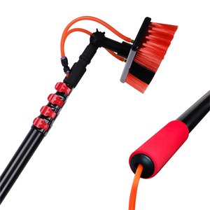 4.6m Water Fed Pole Kit Adjustable Solar Panel Cleaner <strong>Tool</strong> Telescopic Pole Brush <strong>Window</strong> <strong>Cleaning</strong> Equipment - Product Image 3