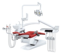 Fauteuil dentaire électrique HOCHEY MEDICAL MT 6068S1, trois positions mémoire, contrôle programmable, coussin en cuir PU véritable
