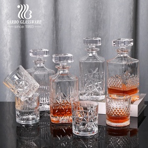 Service de carafe en cristal avec verre, ensemble de 7 pièces, bouteilles de vin et tasses de <span class=keywords><strong>whisky</strong></span> - Product Image 2
