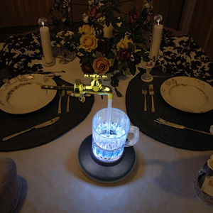 Fontana Luminosa a LED con Rubinetto Magico e Luce Infinita per Decorazione Domestica, Gadget e Novità - Product Image 4