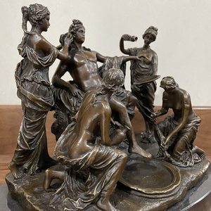 Escultura de baño de <span class=keywords><strong>Apolo</strong></span> de bronce, escultura de figura mitológica griega Europea escultura de figura de baño - Product Image 3