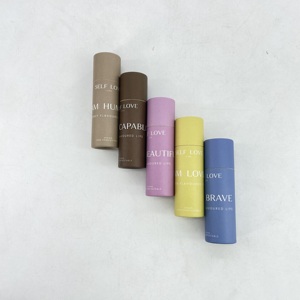 Hộp Đựng Son Dưỡng Ẩm Dễ Thương Có Thể Phân Hủy Sinh Học Hộp Đựng Giấy Kraft Hộp Tròn Khử Mùi - Product Image 2