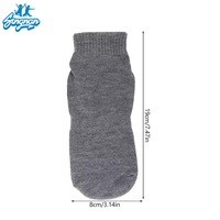 Chaussettes de yoga durables en coton Chaussettes de yoga extensibles avec poignée en silicone-Idéal pour le yoga, le fitness et la maison