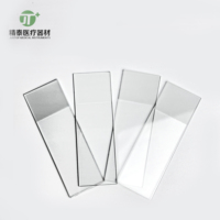 Custom Lab Medical Histology Use 7105 Frosted One End on One Side Ground Edges Bacteria Prepared Cover Microscope Glass Slides