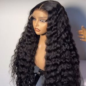 미가공 버마산 버진 헤어 HD 레이스 풀 프론탈 가발 글루리스 큐티클 정렬 100% 인모 딥 웨이브 가발 - Product Image 3