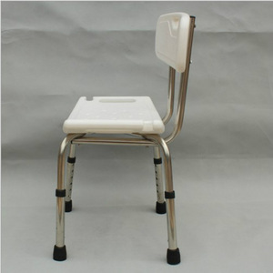 Chaise de douche volante avec dossier en acier inoxydable antidérapante pour personnes âgées, siège de bain pour personnes handicapées - Product Image 1