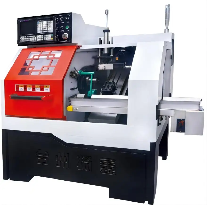 China low cost Small CNC metal Lathe Turning Machine Price Inclined rail CNC automatic lathe