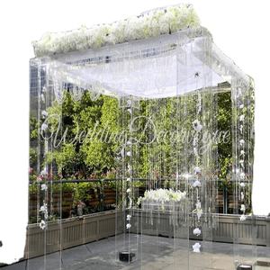 Mandap Decorativo de Cristal Elegante para Bodas, Fondo Indio para Escenarios, Decoración de Eventos en Interiores para Banquetes de Matrimonio y Compromiso - Product Image 3