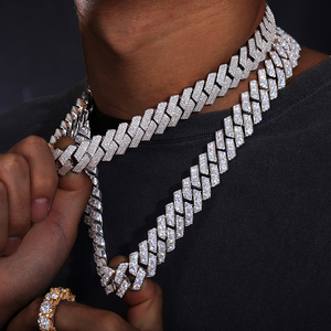 <span class=keywords><strong>Collar</strong></span> de <span class=keywords><strong>Estilo</strong></span> Clásico Europeo y Americano de Alta Calidad, Cadena Cubana de Diamantes de 16 mm, <span class=keywords><strong>Collar</strong></span> de Joyería para Raperos con <span class=keywords><strong>Estilo</strong></span> Hiphop - Product Image 4