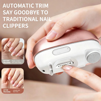 Lime à ongles électrique sans fil rechargeable améliorée, fonctionnement à un clic, outil de manucure pour les voyages et la maison