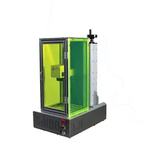 Mesin penanda laser portabel dengan penutup pengaman laser tipe tertutup ukuran kecil untuk mesin penanda laser toko perhiasan