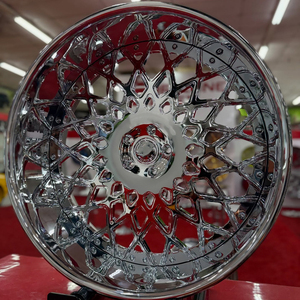 Jantes forgées SJ Custom 5x127 6x139.7 5x114.3 24x14 22x12 6x5.5 22 26 24 pouces pour Dodge <span class=keywords><strong>Viper</strong></span> <span class=keywords><strong>Chevrolet</strong></span> <span class=keywords><strong>Corvette</strong></span> C8 - Product Image 4