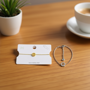 Bracciale in acciaio inossidabile Acero da 1 cm con ciondolo a lettera Q su un lato, gioielli da donna alla moda, stile classico, regalo - Product Image 3