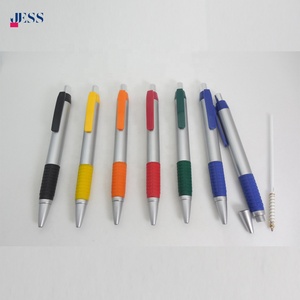 Khuyến mại Quà Tặng Bút cá nhân logo quảng cáo nhựa bút bấm vào chức năng trong màu vàng - Product Image 4