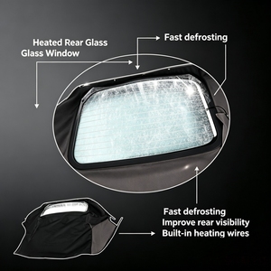 Capote souple personnalisée pour <span class=keywords><strong>Audi</strong></span> <span class=keywords><strong>TT</strong></span> 2000 à 2006 avec fenêtre en verre chauffée - Product Image 3