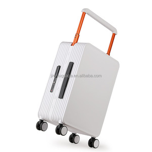 Juego de Maletas de Viaje Planas de Moda 2026 con Logotipo Personalizado, Impermeables, de Cabina, Color Morado, con Asa Ancha de PC y Ruedas - Product Image 6