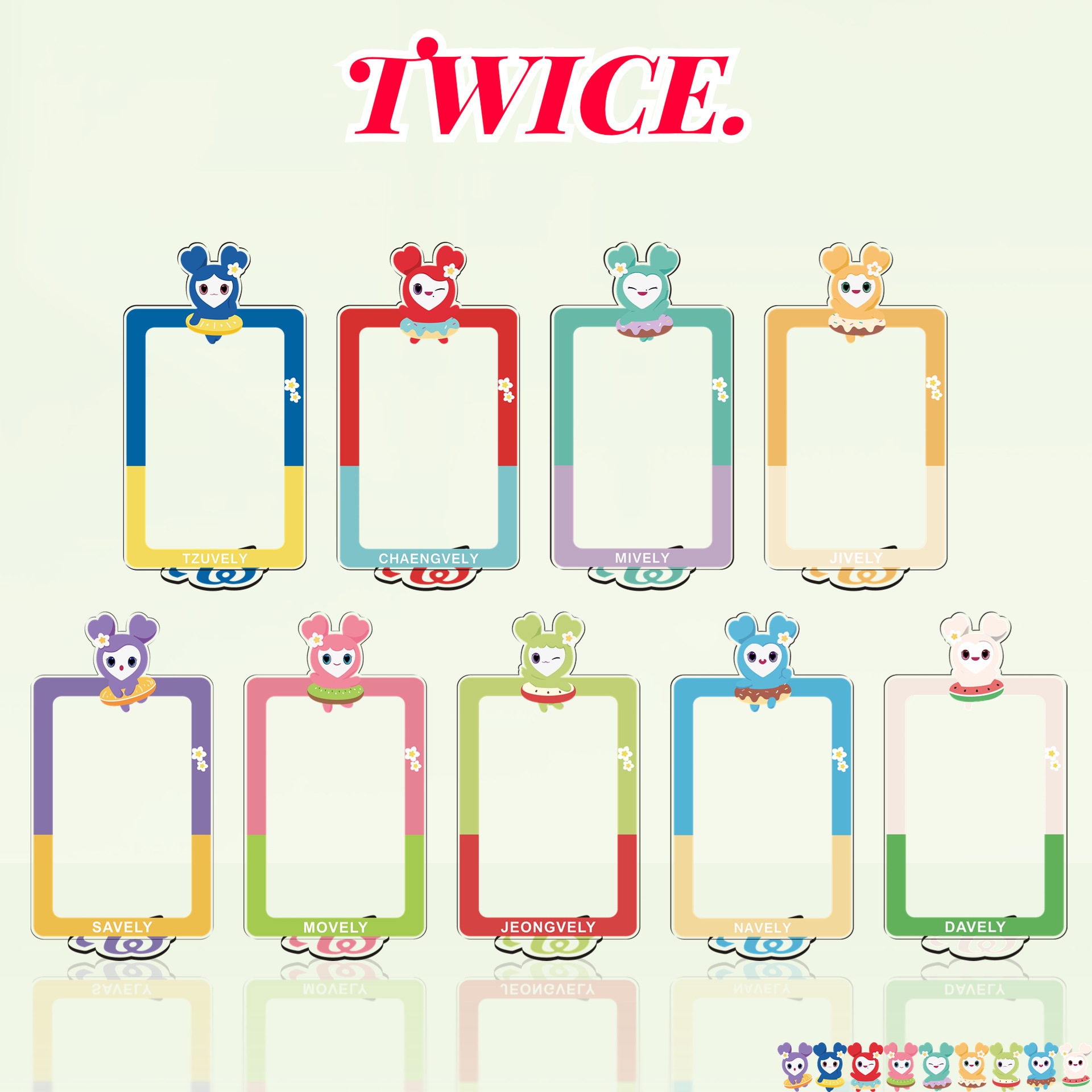 Wholesale Kpop Idol Cute Cartoon TWICE Lovely MOMO SANA MINA