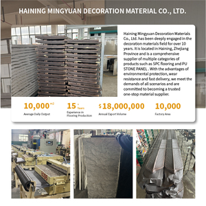 PUストーン人工フェイクストーン壁パネル防水モダンデザイン3D壁パネル軽量 - Product Image 3