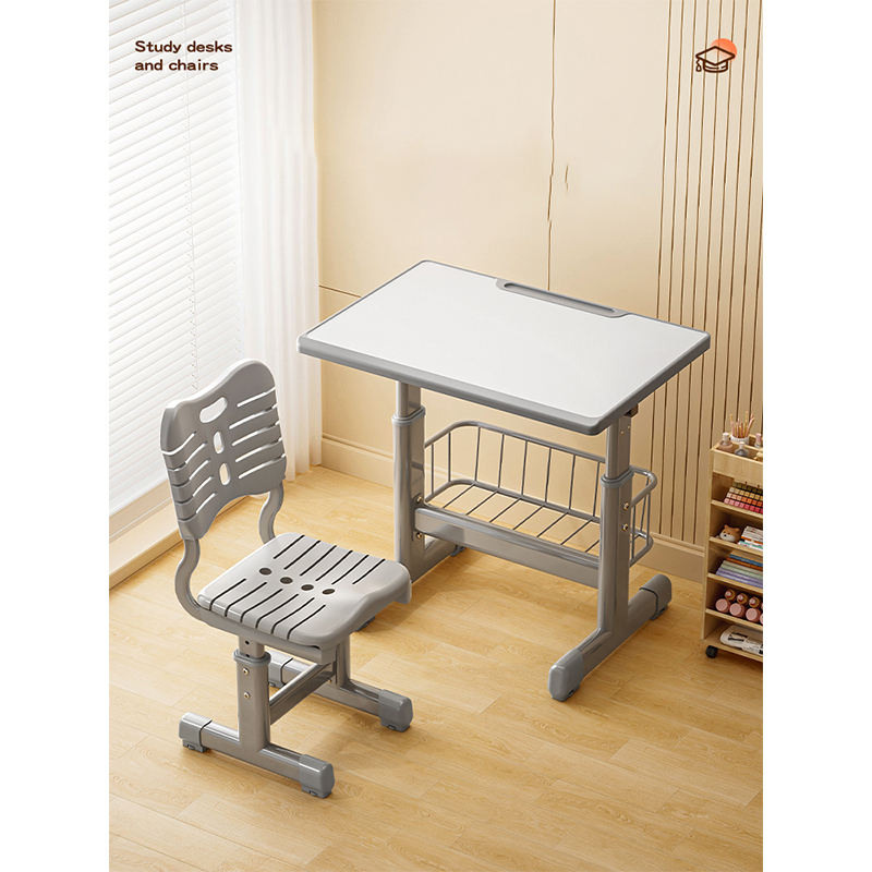 Cheap School Furniture Student Desk and Chair Set Single Modern