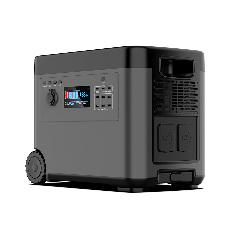 2500W Портативная солнечная электростанция генератор powerstation для туристов, и т. д. вы можете использовать это аварийный резервный аккумулятор 2016WH электростанции