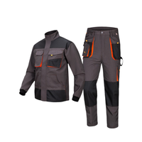 Ensemble d'uniformes de travail personnalisés avec plusieurs poches pour pantalons d'hommes, vêtements de protection pour la réparation automobile et mécanique