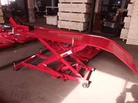 OEM CE 1000LB (450KG) Plateforme élévatrice à ciseaux pneumatique hydraulique en acier pour moto et voiture