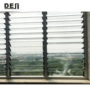 Modern Louver Window Aluminum Frame Glass Jalousie window for Sale