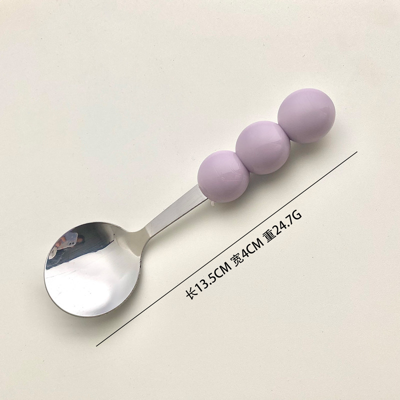 Cuchara de 3 cuentas [púrpura]