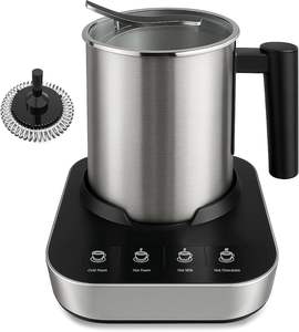 <b>Automatic</b> Hot Cold Frothing NEW Stainless Steel Milk Temperature Control Electric <b>Machine</b> for Milk Trother - Product Image 1