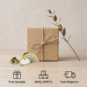 Badges de revers personnalisés en métal émaillé moulé sous pression, plaqués or colorés, pour cadeaux de mariage, cadeaux d'entreprise, souvenirs en gros - Product Image 3