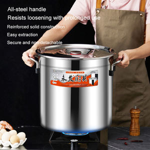 Fabricant professionnel de casseroles de cuisine, vente directe, seau à soupe en acier inoxydable commercial - Product Image 5