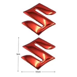 Autocollant en vinyle PVC brillant 3D personnalisé pour <span class=keywords><strong>Suzuki</strong></span> Gold S Logo Tank Decal Emblem Waterproof Motorcycle Decor - Product Image 2