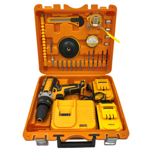 Kit d'outils complet pour la combinaison perceuse-visseuse multifonction 21V et perceuse à percussion à deux vitesses au lithium-ion - Product Image 1