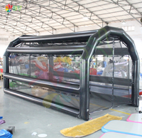 BOYAN prix usine Durable abri d'auto Garage gonflable extérieur Pvc bâche de voiture anti-poussière clair tente de stationnement