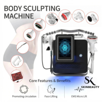 Appareil de massage portable 10 en 1 pour soulager la fatigue musculaire, machine multifonctionnelle complète pour le raffermissement de la peau
